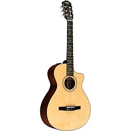 Taylor 312ce-N Grand Concert Nylon-String Acoustic-Electric Guitar Natural