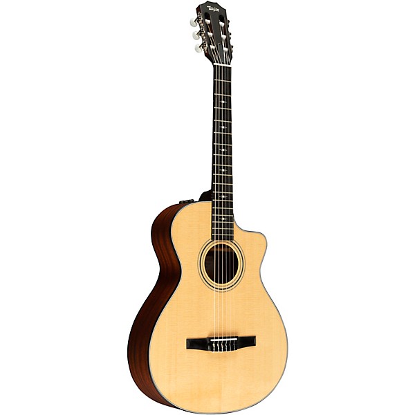 Taylor 312ce-N Grand Concert Nylon-String Acoustic-Electric Guitar Natural