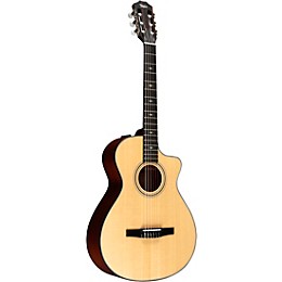 Taylor 312ce-N Grand Concert Nylon-String Acoustic-Electric Guitar Natural