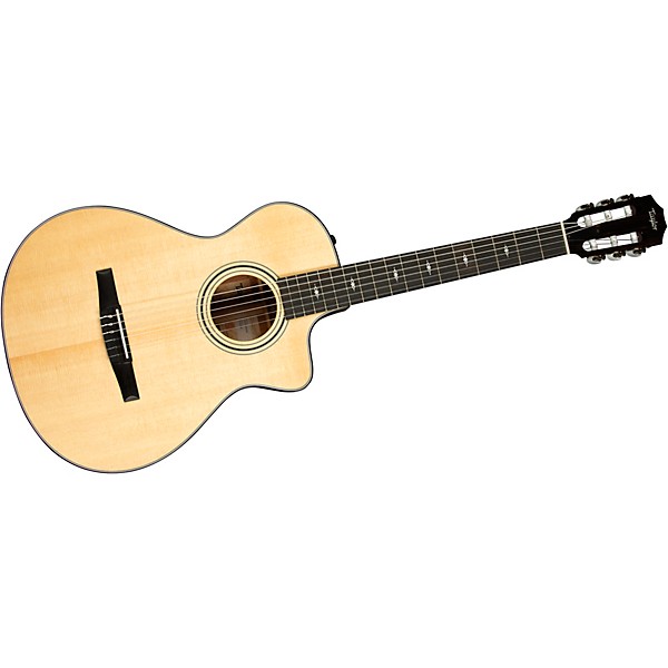 Taylor 312ce-N Grand Concert Nylon-String Acoustic-Electric Guitar Natural