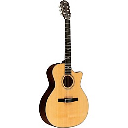 Taylor 314ce-N Grand Auditorium Nylon-String Acoustic-Electric Guitar Natural