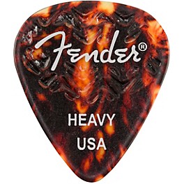 Fender 351 Shape Wavelength Picks (6-Pack), Tortoi... Fender 351 Shape Wavelength Picks (6-Pack), Tortoise Shell Heavy 6 Pack