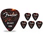 Fender 351 Shape Wavelength Picks (6-Pack), Tortoise Shell Extra Heavy 6 Pack