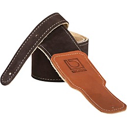 BOSS 2.5" Suede Guitar Strap Brown 2.5 in.