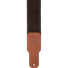 BOSS 2.5" Suede Guitar Strap Brown 2.5 in.