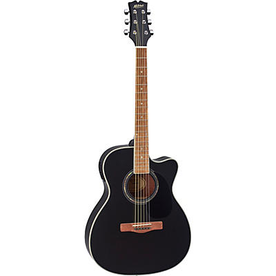Mitchell O120cewpm Auditorium Acoustic-Electric Guitar Metallic Black for sale