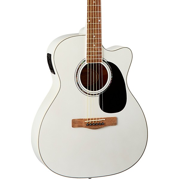 Open Box Mitchell O120CEMB Orchestra Acoustic-Electric Guitar Level 2 White Pearl Metallic 190839816351