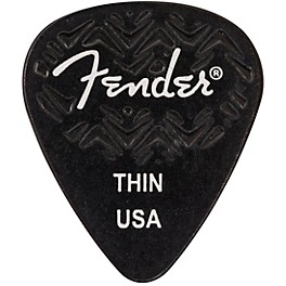 Fender 351 Shape Wavelength Celluloid Guitar Picks... Fender 351 Shape Wavelength Celluloid Guitar Picks (6-Pack), Black Thin