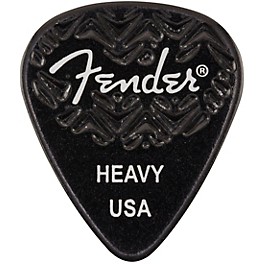 Fender 351 Shape Wavelength Celluloid Guitar Pick... Fender 351 Shape Wavelength Celluloid Guitar Picks (6-Pack), Black Heavy