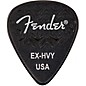 Fender 351 Shape Wavelength Celluloid Guitar Picks (6-Pack), Black Extra Heavy thumbnail