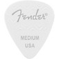 Fender 351 Shape Wavelength Celluloid Guitar Picks (6-Pack), White Medium