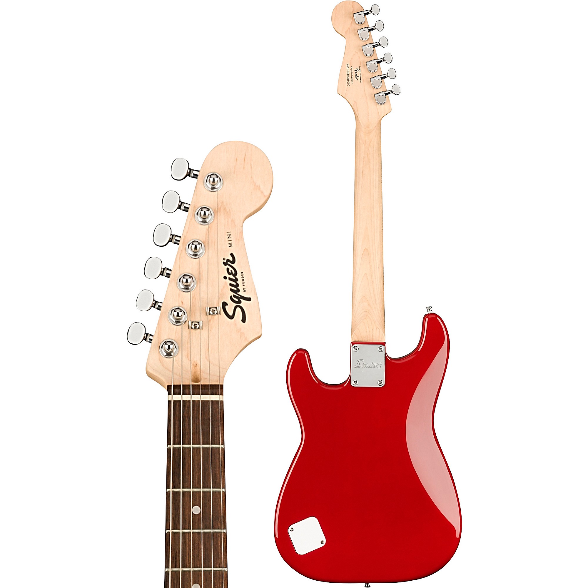 Squier Affinity Mini Stratocaster V2 Electric Guitar Dakota Red 