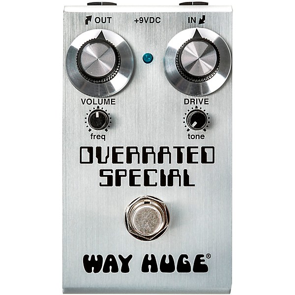 Open Box Way Huge Electronics Mini Overrated Special Overdrive Effects Pedal Level 1