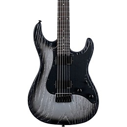 Open Box ESP LTD SN-1000HT Electric Guitar Level 1 Silver Blast Black Pickguard