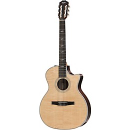 Taylor 414ce-N Grand Auditorium Nylon-String Acoustic-Electric Guitar Natural