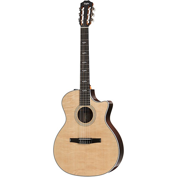 Taylor 414ce-N Grand Auditorium Nylon-String Acoustic-Electric Guitar Natural