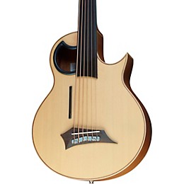 Warwick Alien 6-String Fretless Acoustic-Electric Bass Natural Hi Polish