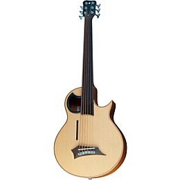 Warwick Alien 6-String Fretless Acoustic-Electric Bass Natural Hi Polish