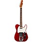 Fender Custom Shop Deluxe Journeyman Relic Twisted Telecaster Bigsby Electric Guitar Red Sparkle