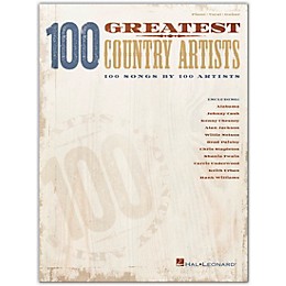 Hal Leonard 100 Greatest Country Artists - 100 Songs by 100 Artists Piano/Vocal/Guitar Songbook