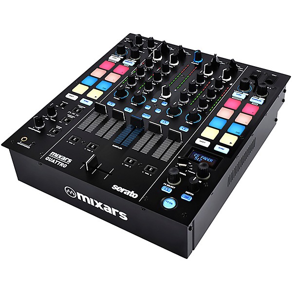 Open Box Mixars Quattro 4-Channel Serato DJ Pro Club Mixer Level 1