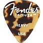 Fender 351 Shape Tortuga Ultem Guitar Picks (6-Pack), Tortoise Shell Heavy