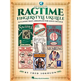 Hal Leonard Ragtime Fingerstyle Ukulele - 15 Classic Rags Arranged for Solo Ukulele Book/Audio Online