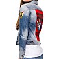 Dragonfly Clothing Jimi Hendrix - Mayall - King - Flying Eye Womens Denim Jacket Large