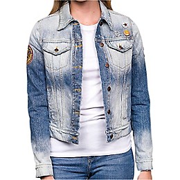 Dragonfly Clothing Jimi Hendrix - Mayall - King - Flying Eye Womens Denim Jacket Large