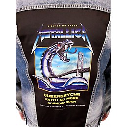 Dragonfly Clothing Metallica - A Day On The Green - Womens Denim Jacket Small