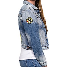 Dragonfly Clothing The Go-Go's - 80's Girls Party - Womens Denim Jacket Small