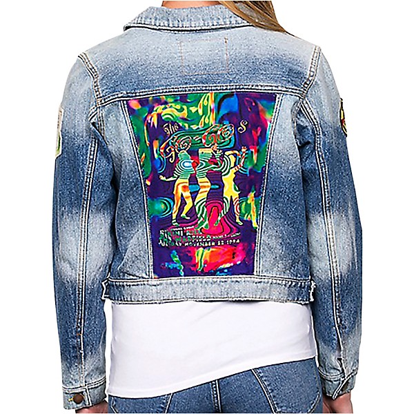Dragonfly Clothing The Go-Go's - 80's Girls Party - Womens Denim Jacket Small