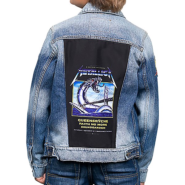Dragonfly Clothing Metallica - A Day On The Green - Boys Denim Jacket X Large