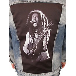 Dragonfly Clothing Bob Marley - Rasta - Boys Denim Jacket X Large