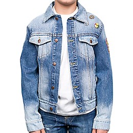 Dragonfly Clothing Bob Marley - Rasta - Boys Denim Jacket X Large