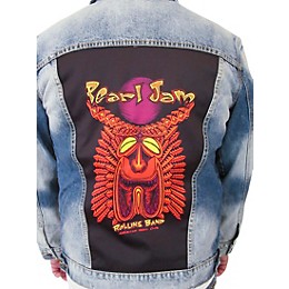 Dragonfly Clothing Pearl Jam - Tiki Torch - Boys Denim Jacket X Large