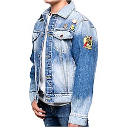 Dragonfly Clothing Pearl Jam - Tiki Torch - Boys Denim Jacket X Large
