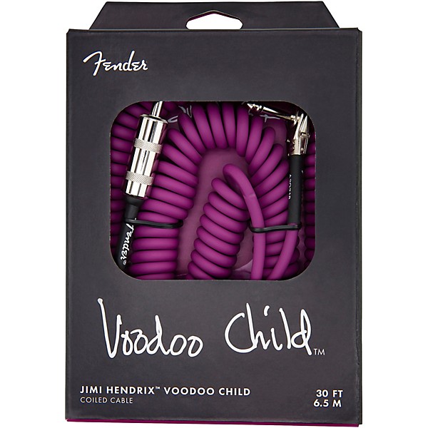 Fender Jimi Hendrix Voodoo Child Cable 30 ft. Purple