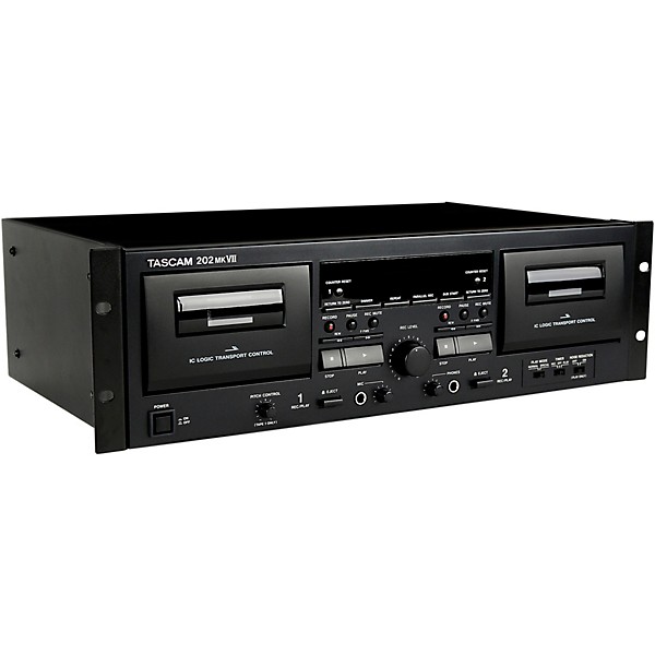 TASCAM 202MKVII Double Cassette Deck With USB Port