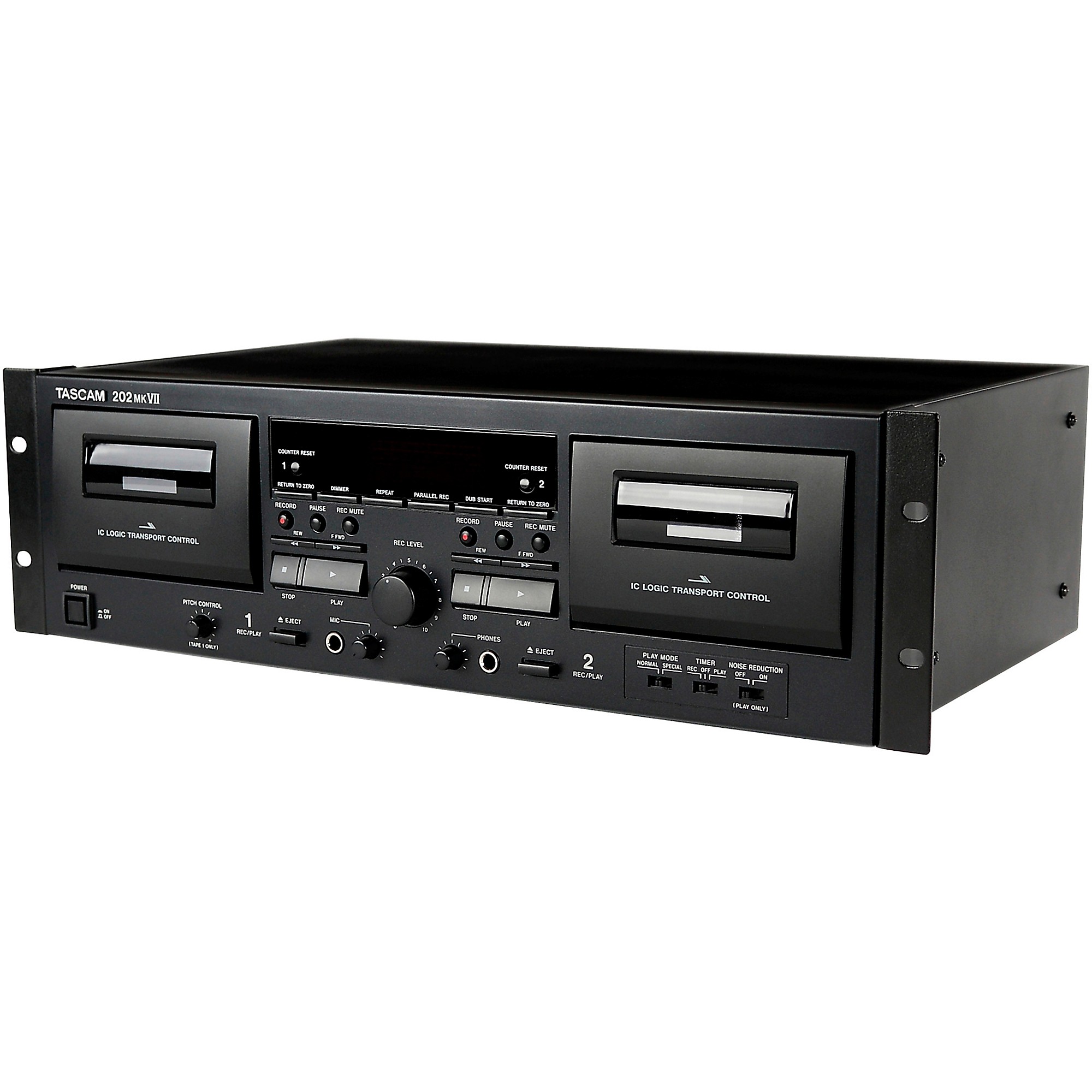 TASCAM 202MKVII Double Cassette Deck With USB Port | Guitar