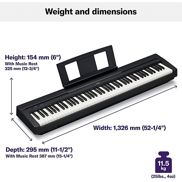 Yamaha P-45 B Stand Set