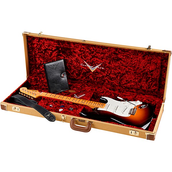Fender Custom Shop Jimmie Vaughan Signature Stratocaster Electric Guitar Wide Fade 2-Color Sunburst