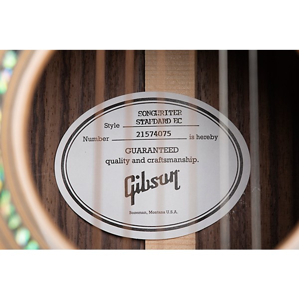 Gibson Songwriter Standard EC Rosewood Acoustic-Electric Guitar Antique Natural