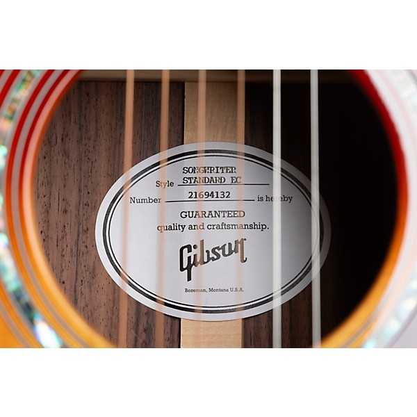 Gibson Songwriter Standard EC Rosewood Acoustic-Electric Guitar Rosewood Burst