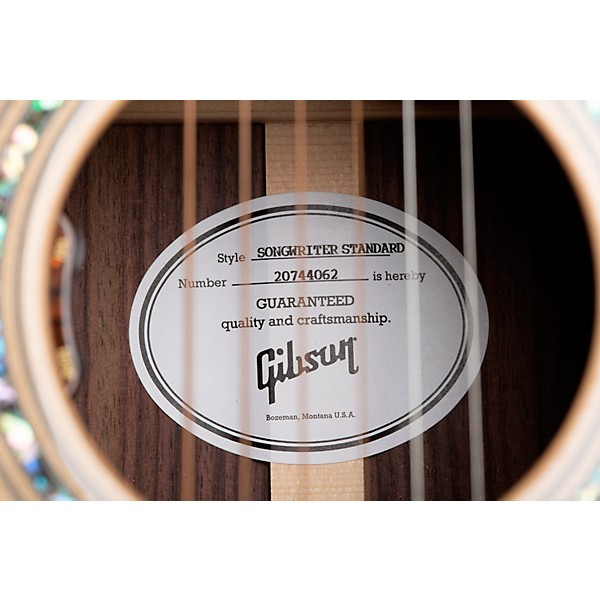 Gibson Songwriter Standard Acoustic-Electric Guitar Antique Natural