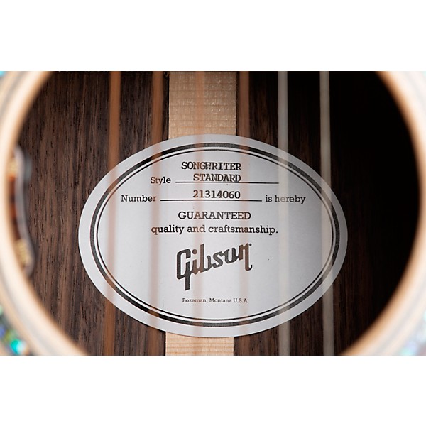 Gibson Songwriter Standard Acoustic-Electric Guitar Antique Natural