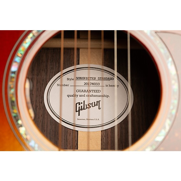 Gibson Songwriter Standard Acoustic-Electric Guitar Rosewood Burst