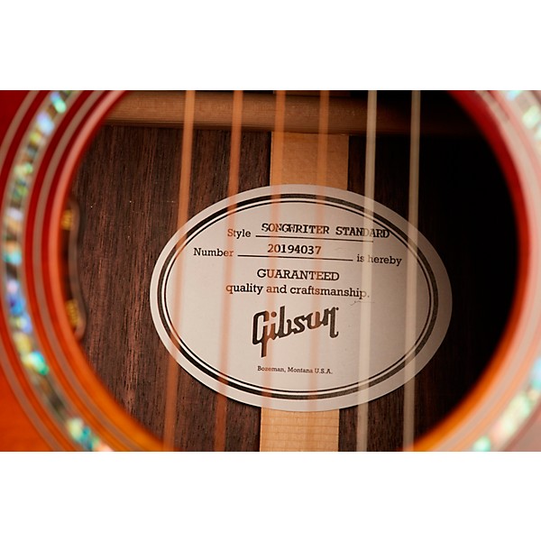 Gibson Songwriter Standard Acoustic-Electric Guitar Rosewood Burst