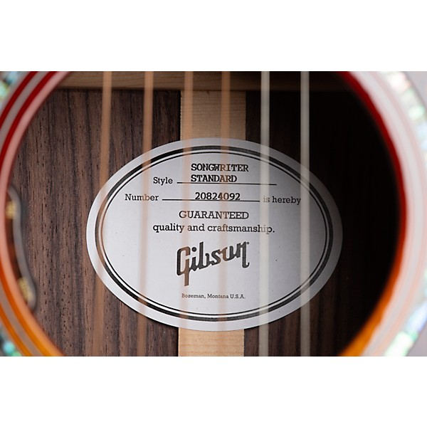 Gibson Songwriter Standard Acoustic-Electric Guitar Rosewood Burst