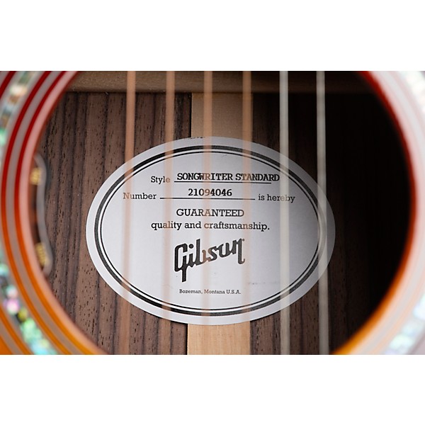 Gibson Songwriter Standard Acoustic-Electric Guitar Rosewood Burst